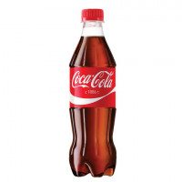 Напиток газированный COCA-COLA (Кока-кола), 0,5 л, пластиковая бутылка, 256521