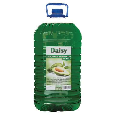 (СКОРО ПРИДЕТ) Средство для мытья посуды 5л DAISY "Авокадо", ПЭТ по низкой цене оптом 