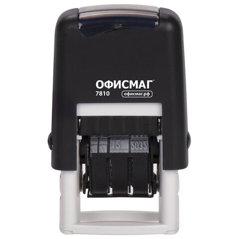 Датер-мини ОФИСМАГ, месяц цифрами, оттиск 22х4 мм, "Printer 7810 BANK", 271926 по низкой цене оптом Краснодар, Москва, Уфа, Казань, Барнаул, Владивосток, Хабаровск, Сахалин, Красноярск, Екатеренбург, 
