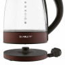 Чайник SCARLETT SC-EK27G98, 1,7 л, 2200 Вт, закрытый нагревательный элемент, стекло, коричневый по низкой цене оптом Краснодар, Москва, Уфа, Казань, Барнаул, Владивосток, Хабаровск, Сахалин, Красноярск, Екатеренбург, 