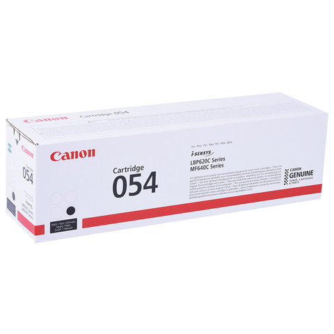 Картридж лазерный CANON (054BK) для i-SENSYS LBP621Cw/MF641Cw/645Cx и другие, черный, ресурс 1500 страниц, оригинальный, 3024C002 по низкой цене оптом 