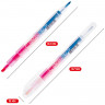 Текстовыделитель двухсторонний Crown "Multi Hi-Lighter Twin" розовый/голубой, 3/2мм по низкой цене оптом 