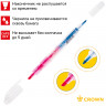 Текстовыделитель двухсторонний Crown "Multi Hi-Lighter Twin" розовый/голубой, 3/2мм по низкой цене оптом 