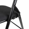 Стул складной BRABIX "Golf CF-007", чёрный каркас, чёрная ткань, 532892 по низкой цене оптом 