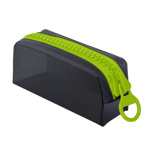 Пенал BRAUBERG с объемной "тракторной" молнией, 1 отделение, ПВХ, 22х8х6,5 см, "Neon green", 271564 по низкой цене оптом 