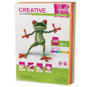 Бумага цветная CREATIVE color, А4, 80 г/м2, 250 л., (5 цветов х 50 листов) микс неон, БНpr-250r по низкой цене оптом 