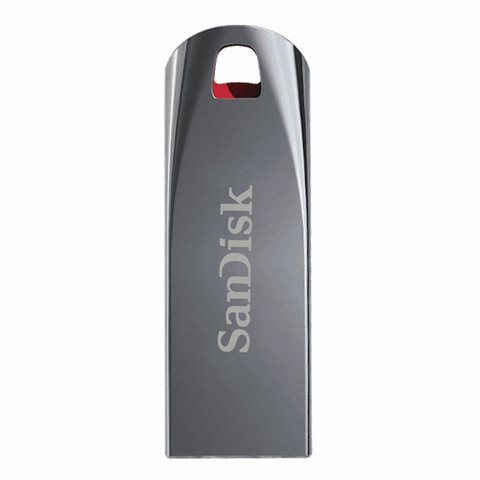 Флеш-диск 16 GB, SANDISK Cruzer Force, USB 2.0, металлический корпус, серебристый, SDCZ71-016G-B35 по низкой цене оптом Краснодар, Москва, Уфа, Казань, Барнаул, Владивосток, Хабаровск, Сахалин, Красноярск, Екатеренбург, 