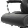 Кресло из натуральной кожи BRABIX PREMIUM "Phaeton EX-502", хром, черное, 530882 по низкой цене оптом 