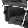 Кресло из натуральной кожи BRABIX PREMIUM "Phaeton EX-502", хром, черное, 530882 по низкой цене оптом 