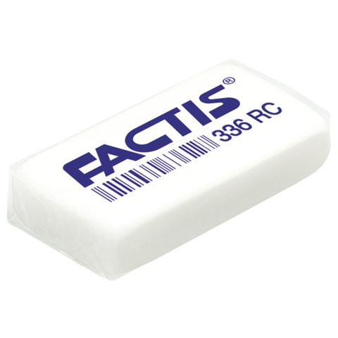 Ластик FACTIS 336 RC (Испания), 40х20х8 мм, белый, прямоугольный, CNF336RC по низкой цене оптом 