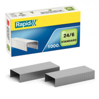Скобы для степлера RAPID "Standard", №24/6, 1000 штук, до 20 листов, 24855600