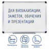 Доска магнитно-маркерная 45х60 см, алюминиевая рамка, ГАРАНТИЯ 10 ЛЕТ, STAFF, 235461 по низкой цене оптом 
