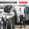Сумка-портфель BRAUBERG "Office" с отделением для ноутбука 17,3", черная, 44х34х6 см, 270826 по низкой цене оптом 
