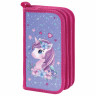 Пенал ПИФАГОР, 3 отделения, ламинированный картон, 19х11 см, "Dreamy unicorn", 270891 по низкой цене оптом 