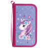 Пенал ПИФАГОР, 3 отделения, ламинированный картон, 19х11 см, "Dreamy unicorn", 270891 по низкой цене оптом 
