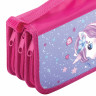Пенал ПИФАГОР, 3 отделения, ламинированный картон, 19х11 см, "Dreamy unicorn", 270891 по низкой цене оптом 