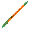 Ручка шариковая BRAUBERG "ULTRA ORANGE", ЗЕЛЕНАЯ, узел 0,7 мм, чернила ГЕРМАНИЯ, наконечник ШВЕЙЦАРИЯ, 143565 по низкой цене оптом Краснодар, Москва, Уфа, Казань, Барнаул, Владивосток, Хабаровск, Сахалин, Красноярск, Екатеренбург, 
