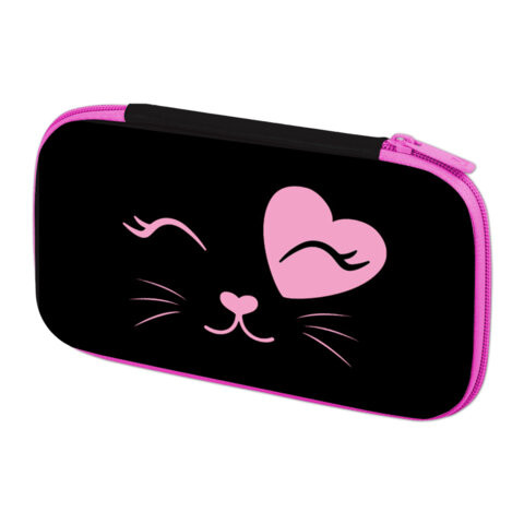 Пенал BRAUBERG SHINY, 1 отделение, 1 откидная планка, EVA, 23х12см, Smiling cat, 272338 по низкой цене оптом 