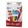 Фломастеры CARIOCA (Италия) "Joy", 12 цветов, суперсмываемые, вентилируемый колпачок, картонная коробка, 40614 по низкой цене оптом Краснодар, Москва, Уфа, Казань, Барнаул, Владивосток, Хабаровск, Сахалин, Красноярск, Екатеренбург, 