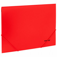Папка на резинках А4 BRAUBERG UNIVERSAL, красная, до 300 листов, 0,5 мм, 273039