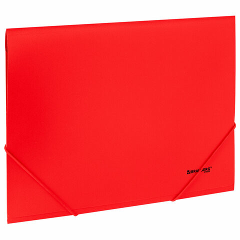 Папка на резинках А4 BRAUBERG UNIVERSAL, красная, до 300 листов, 0,5 мм, 273039 - Папки и системы архивации | СнабС Папка на резинках А4 BRAUBERG UNIVERSAL, красная, до 300 листов, 0,5 мм, 273039