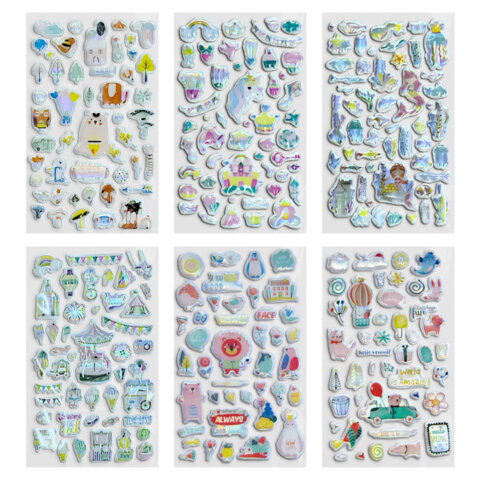 Наклейки гелевые "Блестящий микс", 15,5х9,5 см, ассорти 6 видов, FUNSTER (ФАНСТЕР), 666086 по низкой цене оптом Наклейки гелевые "Блестящий микс", 15,5х9,5 см, ассорти 6 видов, FUNSTER (ФАНСТЕР), 666086 по низкой цене оптом