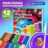 Пластилин классический "МОНСТРИКИ", 12 цв., 240г, СТЕК, ВЫСШЕЕ КАЧЕСТВО, BRAUBERG, 107356 по низкой цене оптом 