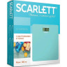 Весы напольные SCARLETT SC-BS33E035, электронные, вес до 180 кг, квадратные, стекло, бирюзовые по низкой цене оптом 
