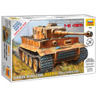 Модель для сборки ТАНК "Тяжелый немецкий Т-VI "Тигр", масштаб 1:72, ЗВЕЗДА, 5002