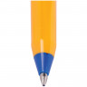 Ручка шариковая SCHNEIDER (Германия) "Tops 505 F", СИНЯЯ, корпус желтый, узел 0,8 мм, линия письма 0,4 мм, 150503
