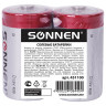 Батарейки КОМПЛЕКТ 2 шт, SONNEN, D (R20), солевые, в пленке, 451100 по низкой цене оптом Краснодар, Москва, Уфа, Казань, Барнаул, Владивосток, Хабаровск, Сахалин, Красноярск, Екатеренбург, 