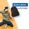 Рюкзак BRAUBERG "Relax 3", 35 л, размер 46х35х25 см, ткань, черный, 224455 по низкой цене оптом Краснодар, Москва, Уфа, Казань, Барнаул, Владивосток, Хабаровск, Сахалин, Красноярск, Екатеренбург, 
