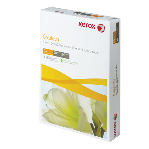 Бумага XEROX COLOTECH PLUS, А4, 90 г/м2, 500 л., для полноцветной лазерной печати, А++, Австрия, 170% (CIE), 003R98837 по низкой цене оптом 