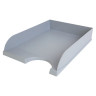 Лоток горизонтальный для бумаг BRAUBERG Standard, 350х253х65 мм, серый, 238347 по низкой цене оптом 