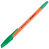 Ручка шариковая BRAUBERG "X-333 Orange", ЗЕЛЕНАЯ, корпус оранжевый, узел 0,7 мм, линия письма 0,35 мм, 142412 по низкой цене оптом 