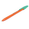 Ручка шариковая BRAUBERG "X-333 Orange", ЗЕЛЕНАЯ, корпус оранжевый, узел 0,7 мм, линия письма 0,35 мм, 142412 по низкой цене оптом 