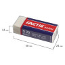 Ластик FACTIS Softer S 20 (Испания), 56х24х14 мм, белый, прямоугольный, картонный держатель, CMFS20 по низкой цене оптом 