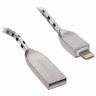 Кабель USB 2.0-Lightning, 1 м, SONNEN Premium, медь, для iPhone/iPad, передача данных и зарядка, 513126 по низкой цене оптом Краснодар, Москва, Уфа, Казань, Барнаул, Владивосток, Хабаровск, Сахалин, Красноярск, Екатеренбург, 