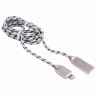 Кабель USB 2.0-Lightning, 1 м, SONNEN Premium, медь, для iPhone/iPad, передача данных и зарядка, 513126 по низкой цене оптом Краснодар, Москва, Уфа, Казань, Барнаул, Владивосток, Хабаровск, Сахалин, Красноярск, Екатеренбург, 