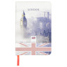 Блокнот МАЛЫЙ ФОРМАТ (100х150 мм) А6, BRAUBERG VISTA "London", под кожу, твердый, 80 л., 112092 по низкой цене оптом 