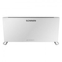 Обогреватель-конвектор SONNEN ONYX-2000.1, 2000 Вт, Х-образный нагревательный элемент, белый, 457630