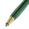 Ручка подарочная шариковая BRAUBERG "Slim Green", корпус зеленый, узел 1 мм, линия письма 0,7 мм, синяя, 141404 по низкой цене оптом 