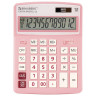 Калькулятор настольный BRAUBERG EXTRA PASTEL-12-PK (206x155 мм), 12 разрядов, двойное питание, РОЗОВЫЙ, 250487 по низкой цене оптом 