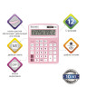 Калькулятор настольный BRAUBERG EXTRA PASTEL-12-PK (206x155 мм), 12 разрядов, двойное питание, РОЗОВЫЙ, 250487 по низкой цене оптом 