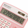 Калькулятор настольный BRAUBERG EXTRA PASTEL-12-PK (206x155 мм), 12 разрядов, двойное питание, РОЗОВЫЙ, 250487 по низкой цене оптом 