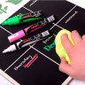 Маркер меловой UNI "Chalk", 1,8-2,5 мм, БЕЛЫЙ, влагостираемый, для гладких поверхностей, PWE-5M WHITE по низкой цене оптом Краснодар, Москва, Уфа, Казань, Барнаул, Владивосток, Хабаровск, Сахалин, Красноярск, Екатеренбург, 