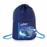 Мешок для обуви ЮНЛАНДИЯ, карман на молнии, 33х42 см, "Blue Car", 270407 по низкой цене оптом 