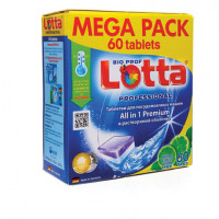 Таблетки для посудомоечных машин 60 шт. LOTTA ALL-in-1, MEGA PACK, 411