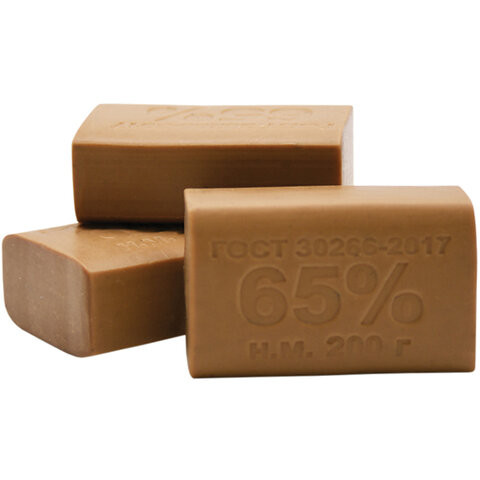 Мыло хозяйственное 65%, 200 г, ММЗ, без упаковки по низкой цене оптом  Мыло хозяйственное 65%, 200 г, ММЗ, без упаковки по низкой цене оптом