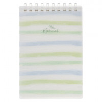 Блокнот МАЛЫЙ ФОРМАТ А6, 80 л., мягкий гребень, пластик, фольга, клетка, HATBER, NATURAL LINES, 090246, 80Б6A1мс_33481